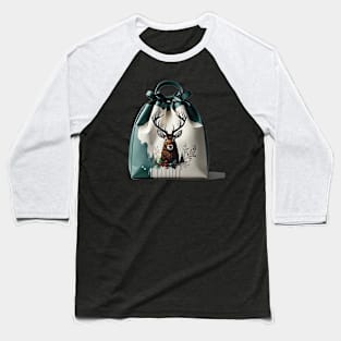 Reindeer bag Baseball T-Shirt